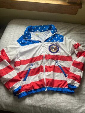 Tipsey Elves USA Jacket Men's Size Medium